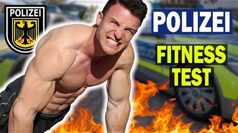 Ich Mache Den POLIZEI FITNESS TEST Ohne Vorbereitung Extremer