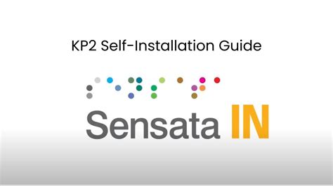 Sensata KP2 Self Installation Instructional Video YouTube