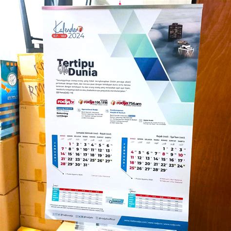 Jual Kalender Dinding Rodja M H Shopee Indonesia