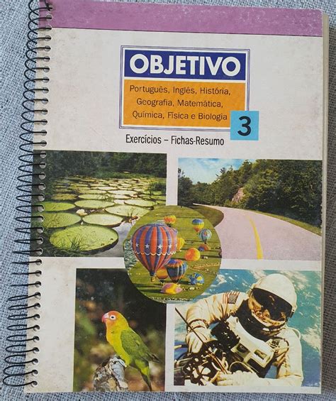 Apostila Cursinho Objetivo Exerc Cios E Fichas Resumo P G Livro