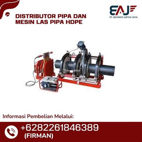 Mesin Penyambung Pipa Hdpe Shds Di Mm Manual Clamp Murah Pasti