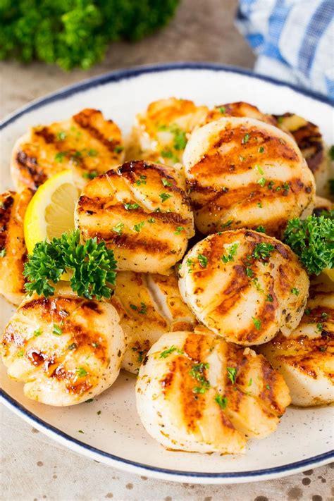 Grilled Scallops In Shell