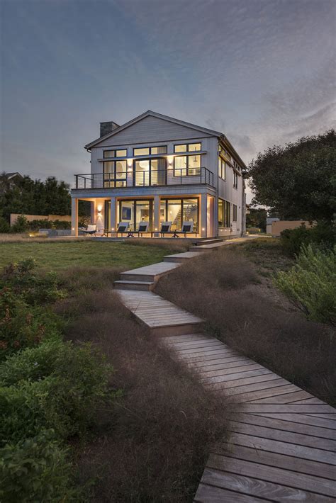 House Tour Pretty In The Dunes Of The Cape Cape Cod House Beach House Exterior Modern Cape