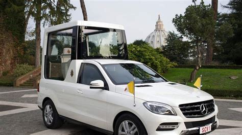 New Custom Popemobile Delivered To Vatican World News Sky News