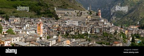 Panoramic View Of The Scenic Village Tende The Starting Point To See