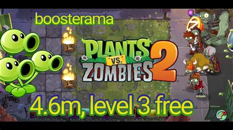 Plants Vs Zombies 2 Arena Week 230 Threepeater Boosterama 4 6m Level