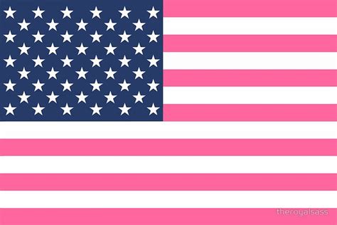 Preppy Pink American Flag United States Flag Flag American Flag