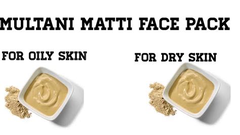 Multani Mitti Face Pack For Oily And Dry Skin At Home Instant