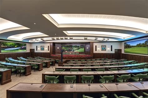 Inside The New Media Building At Augusta National