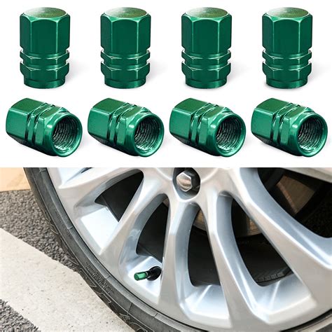 Amazon Ziciner Pcs Car Tire Valve Stem Caps Aluminum Alloy