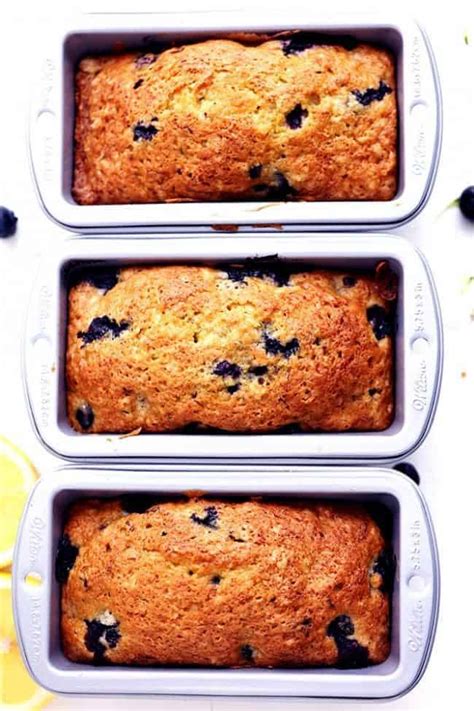 Blueberry Zucchini Bread With A Lemon Glaze Therecipecritic