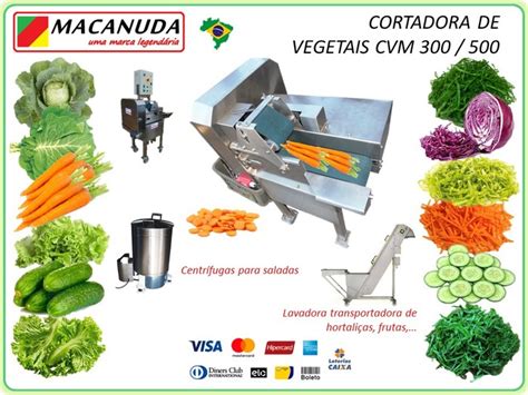 MÁQUINA INDUSTRIAL PARA CORTAR LEGUMES MACANUDA CIMM