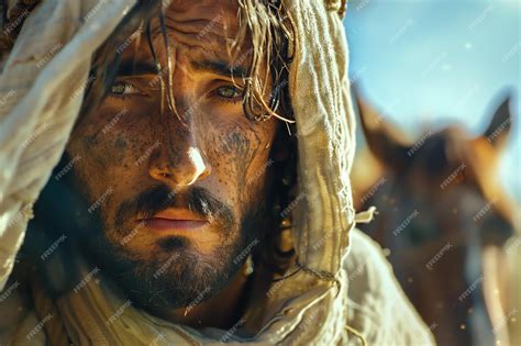 Jesus Good Samaritan Parable Christian Photo Premium Ai Generated Image