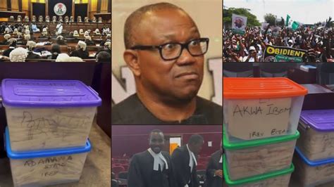 Obedients Jubilates As Peter Obi Brought In More Evidence To Tribunal