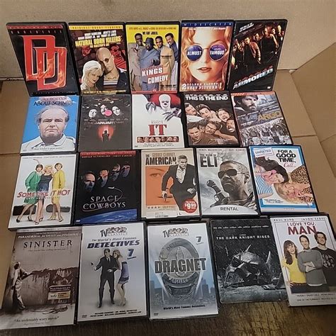 Huge Lot Of Dvd Action Drama Comedy Romance Sci Fi Adventure Movie