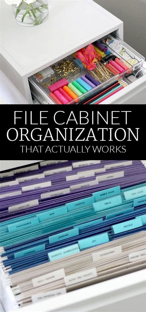 File Cabinet Organization Organizing In Style Polished Habitat