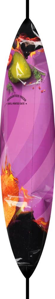 Lay S Potato Chips Flamin Hot Dill Pickle Flavored Party Size Planogram Right