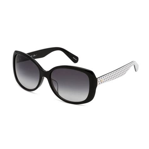 Sunglasses Kate Spade Amberlyn F S 0807 Black 9o Dark Gray Gradient