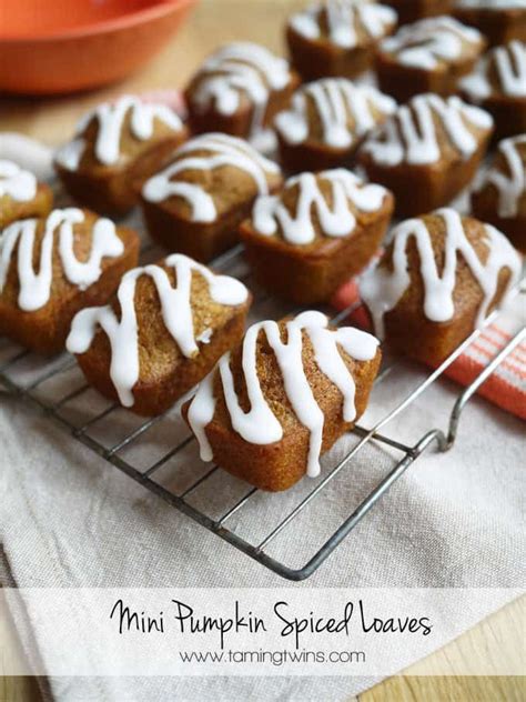 Mini Pumpkin Bread Loaves Recipe Tamingtwins Pumpkin Cake