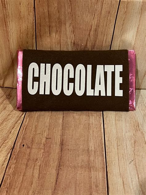 Fake Chocolate Bar Pink Chocolate Favor Fake Chocolate Wreath