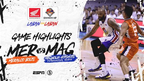 Highlights Meralco Vs Magnolia Pba Governors Cup Video