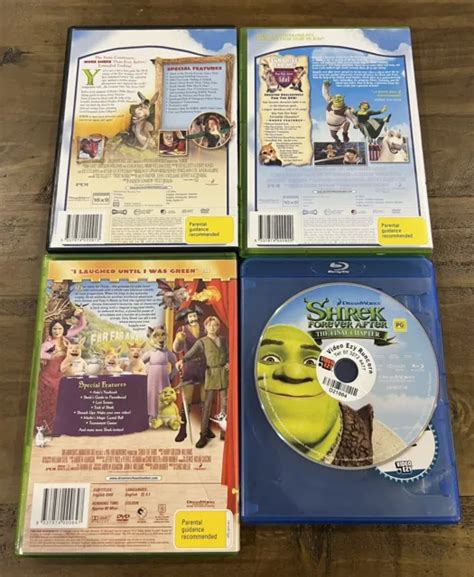 SHREK THE Whole Story Quadrilogy Boxset Box Set Box Set DVD