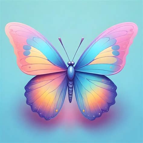 Premium Photo A Colorful Butterfly With The Word Butterfly On It