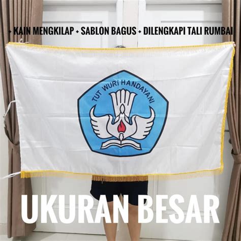 Jual Bendera Ruangan Tut Wuri Handayani X Cm Ukuran Besar