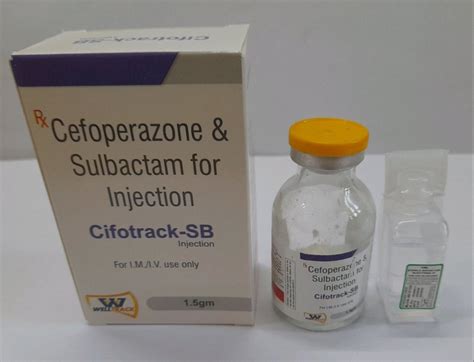 Cefoperazone 1000mg Sulbactam 500mg Injection At Rs 285 Box