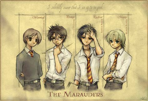 Marauders - Harry Potter Anime Photo (24126231) - Fanpop