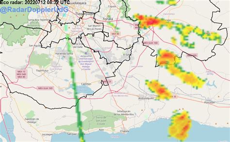 Radar Doppler UdG On Twitter Ahora Se Tiene Lluvia Moderada A Fuerte