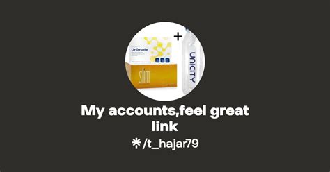 My Accounts Feel Great Link Instagram Tiktok Linktree