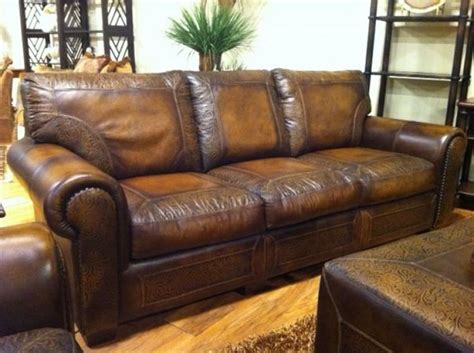 Rustic Leather Living Room Furniture