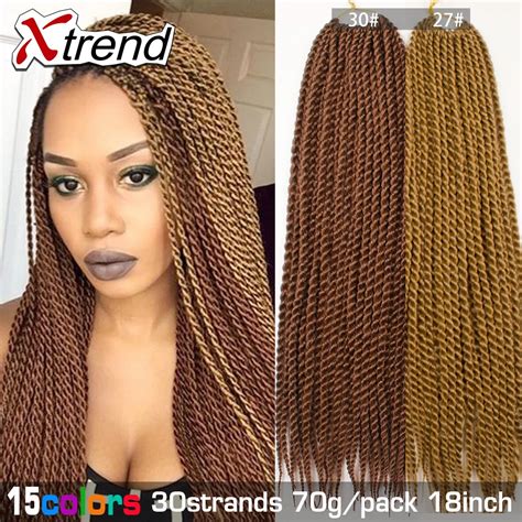 Senegalese Twist Hair Synthetic Ombre Kanekalon Jumbo Braiding Hair