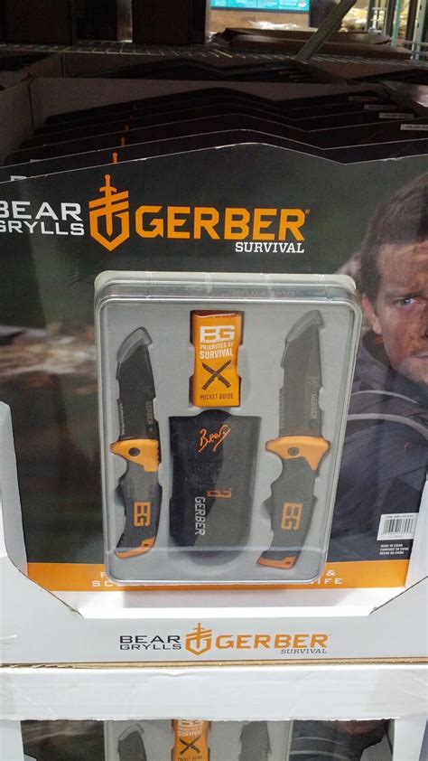 Gerber Bear Grylls 2 Piece Survival Knife Set Costco Weekender