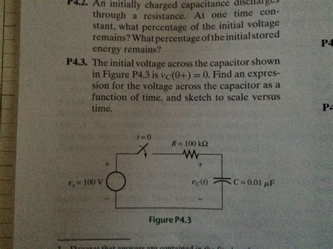 Solved Help With Finding An Expression For Voltage Across A Chegg