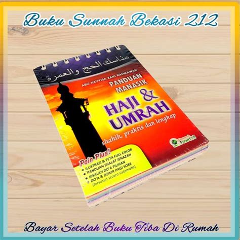 Buku Panduan Manasik Haji Dan Umrah Shahih Praktis Lengkap Spiral