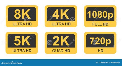 Golden K K K Ultra Hd Video Resolution Icon Logo High Definition