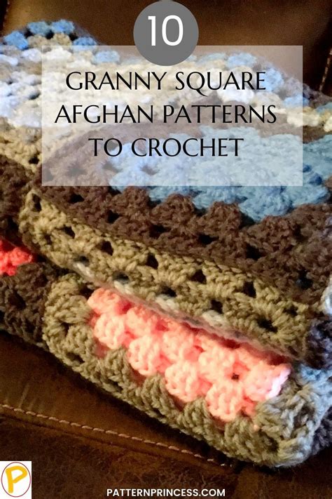 10 Granny Square Afghan Patterns to Crochet - Pattern Princess