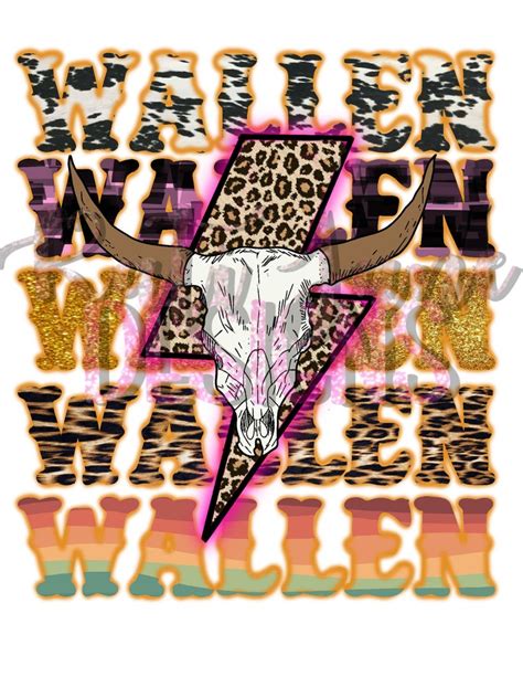 Morgan Wallen Western Png Etsy