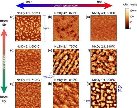 Atomic Force Microscopy AFM Images Of Composite Films Illustrating