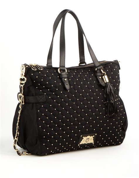 Juicy Couture Studded Quilted Tote Bag In Black Lyst