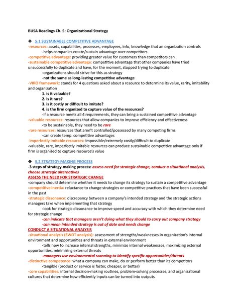 Busa Readings Ch Mgmt Principles Of Management Rd Canadian Ed