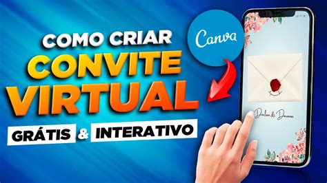 Convite Virtual E Interativo ANIMADO No Canva Como Fazer E Ganhar