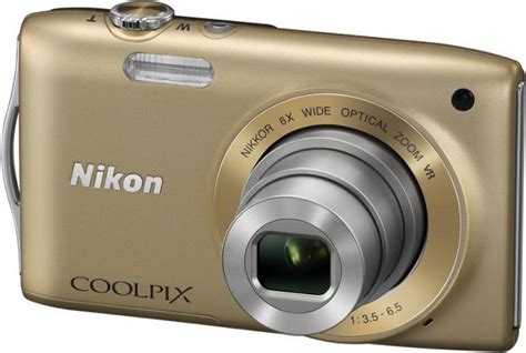 Nikon Coolpix S3300 Gold купити в інтернет магазині ціни на ультракомпактний фотоапарат Coolpix