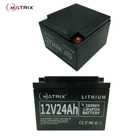 12 Volt 24ah Lithium Ion Lifepo4 Deep Cycle Battery For Computers Servers