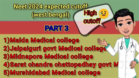 Neet Expected Cutoff 2024 West Bengal Part 3 Category Wise Neet 2023