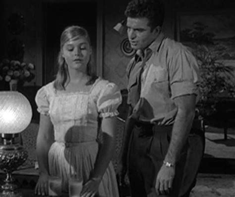 Vince Edwards And Carol Lynley In Alfred Hitchcock Presents 1955 Vince Edwards Carol Lynley