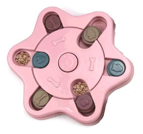 Plato Puzzle Dispensador Interactivo Premio Comida Mascotas Cuotas