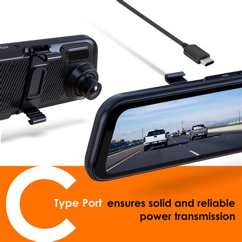 Rexingusa M Max Channel Mirror Dash Cam K P With Wi Fi Gps